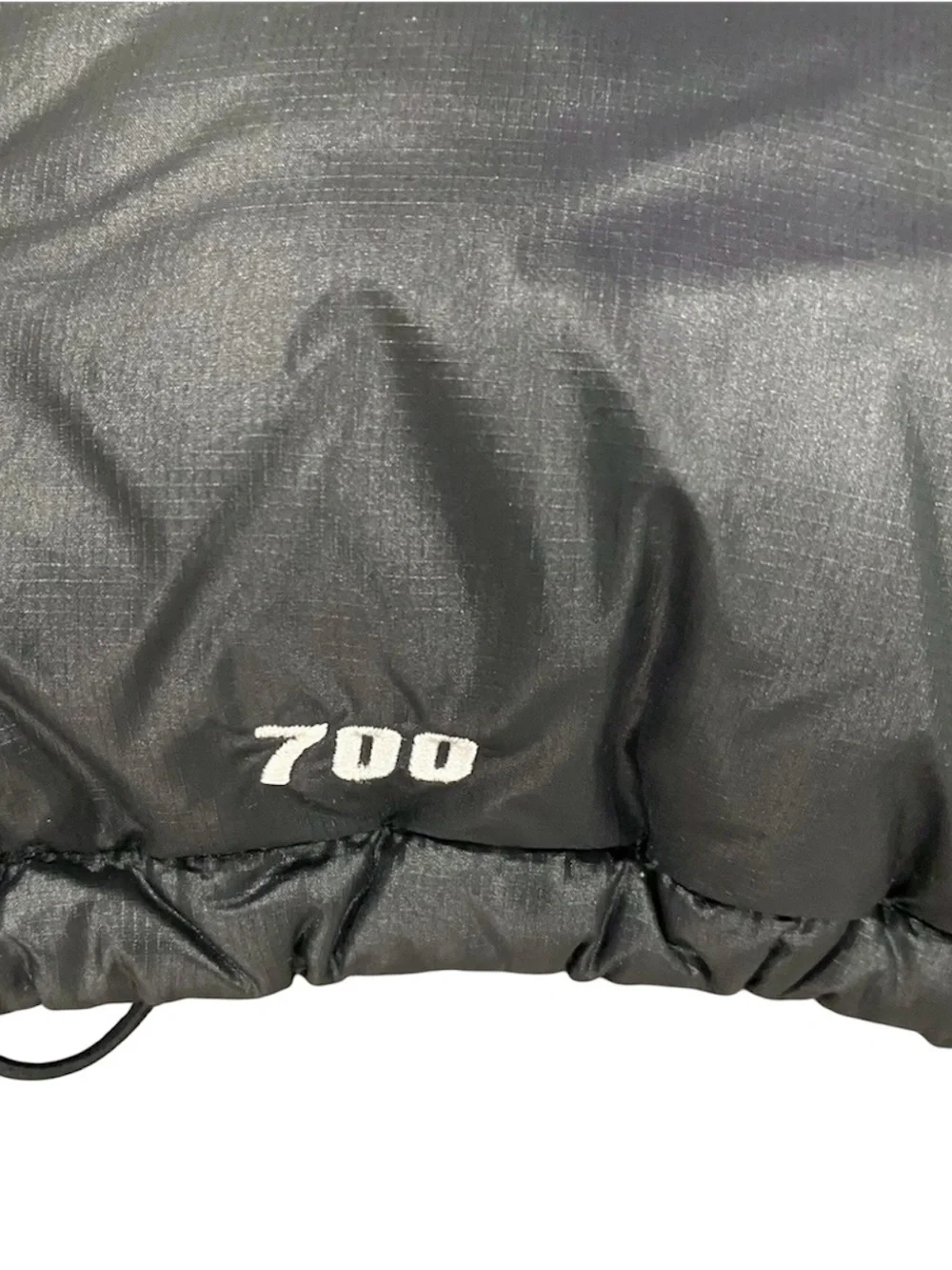 The North Face 700 Fill Black Puffer Vest - Goose Down - Large